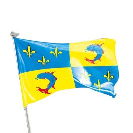 Drapeau province Dauphiné pour mât
