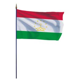 Drapeau Tadjikistan sur hampe
