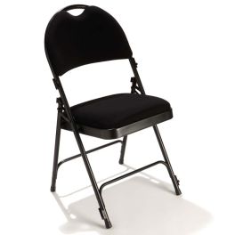 Chaise 2600 velours et structure noire