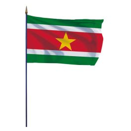 Drapeau Suriname sur hampe