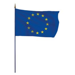 Drapeau sur hampe de l'Europe