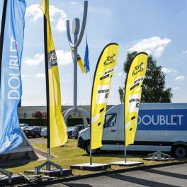 Kit Beach Flag Officiel Tour de France 2023
