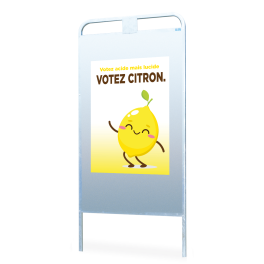 Panneau d'affichage de liste electorale