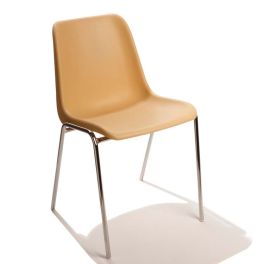 Chaise coque beige