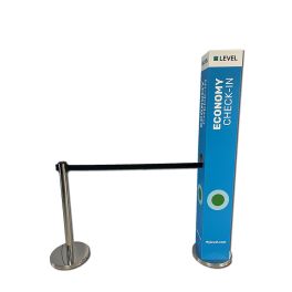 Totem personnalisable pour poteau de guidage