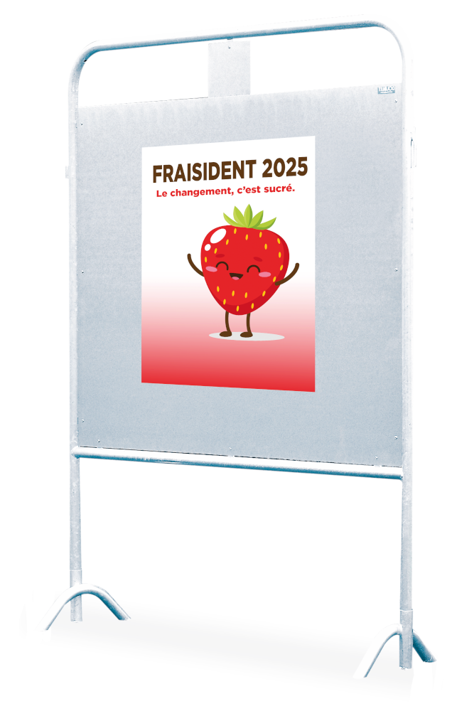 Panneau d’affichage électoral type 2075 