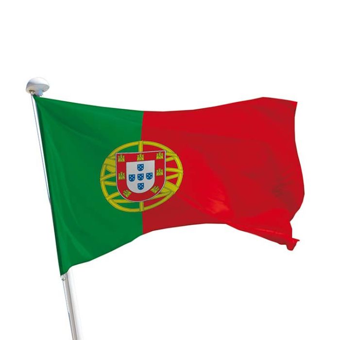 Achat drapeau Portugal destiné à être monté sur mât - DOUBLET