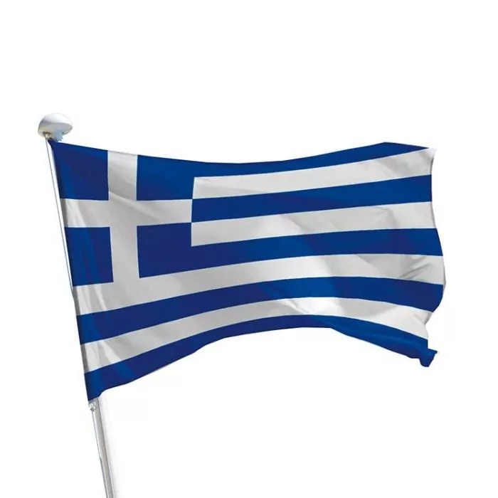 Guirlande De 30 Drapeaux Grecs - 10 Mètres De Décoration Festif 🇬🇷 | Déco Murale Intérieur & Extérieur