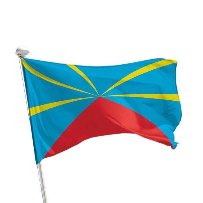 Achat drapeau Réunion mousquetons à hisser sur mât - DOUBLET