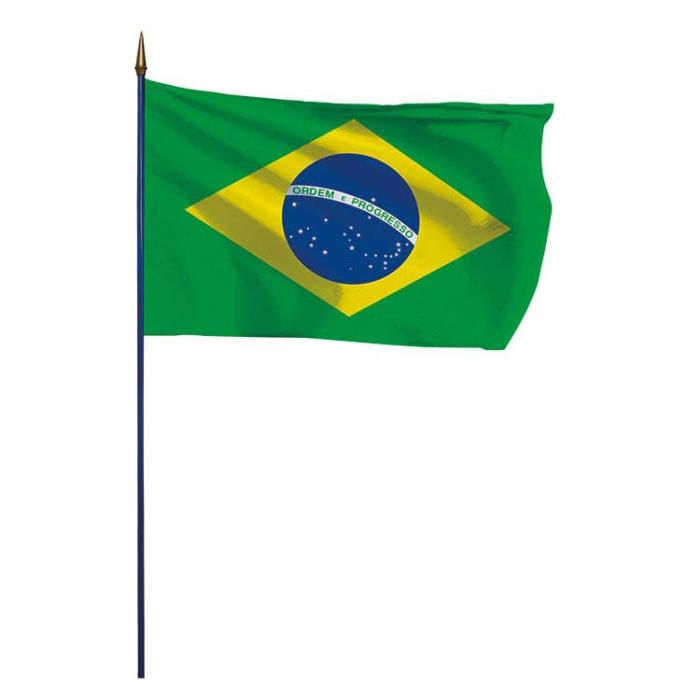Achat drapeau du Brésil à installer sur un mât - DOUBLET