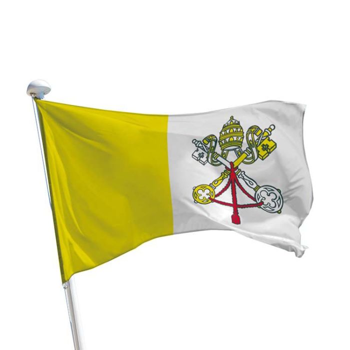 Achat drapeau du Vatican à installer sur un mât - DOUBLET