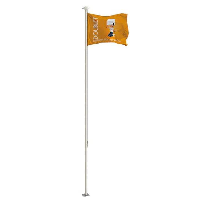 Mât pour drapeau - STANDARD - Alumast - aluminium / réglable