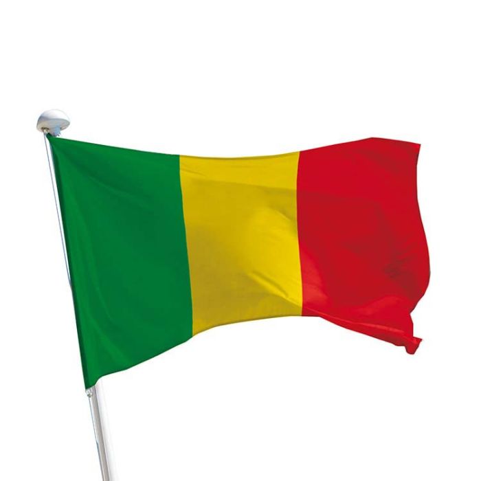 Achat drapeau du Mali à hisser au sommet d'un mât - DOUBLET