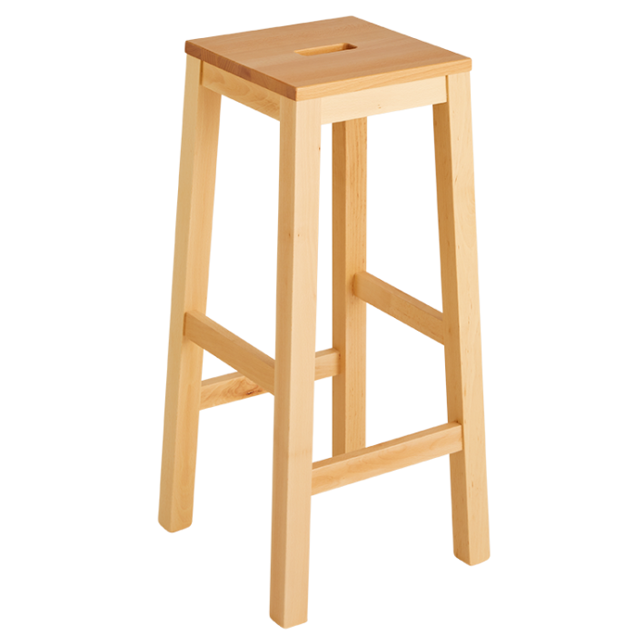 Tabouret haut Natural bois