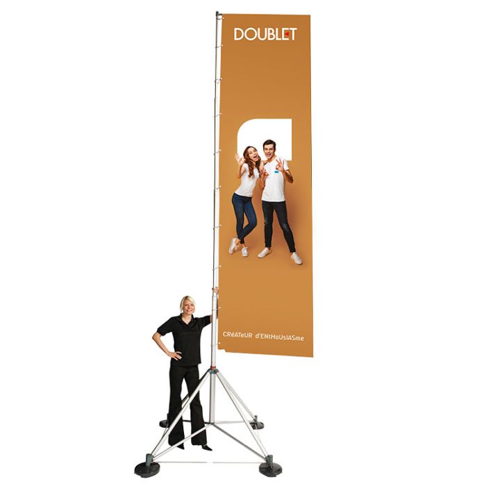 Mât télescopique Flagstand XL - Mât mobile - DOUBLET