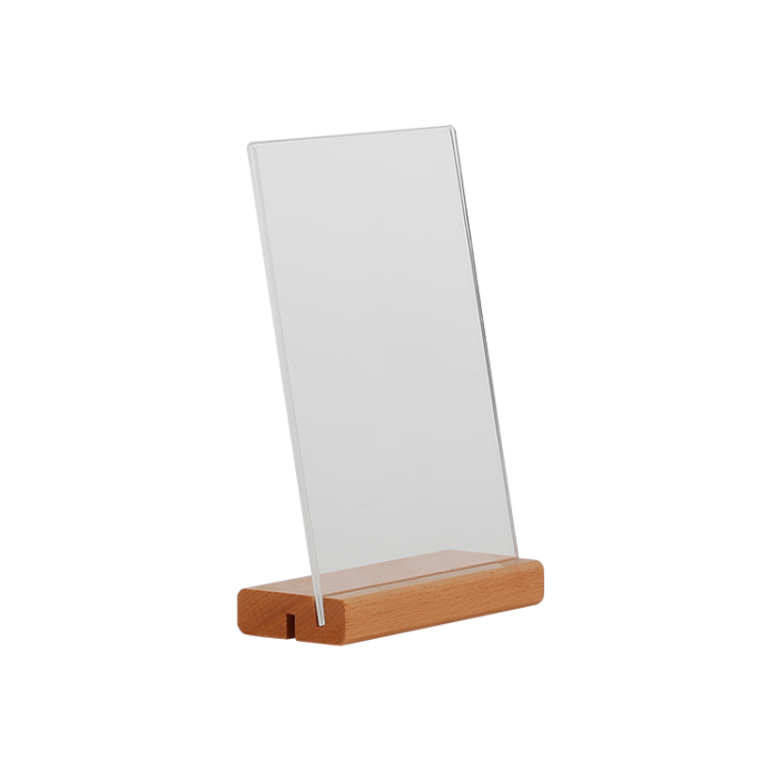 SUPPORT PLEXIGLAS CADRE PORTE-DIPLÔME 1/2 A4 SUR SOCLE - SUPPORT PLEXIGLAS  D'AFFICHAGE/Support plexiglas d'affiche sur table / chevalet - espritplexi