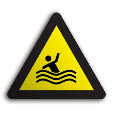 Panneau baignade dangereuse