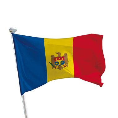Drapeau de la Moldavie pour mât