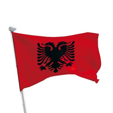 Drapeau Albanie pour mât