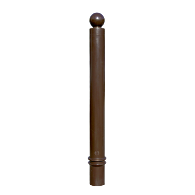 Potelet urbain boule Elasto chocolat