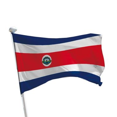 Drapeau Costa Rica / costaricien pour mât