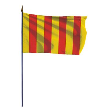Drapeau de la province de Provence avec bandes