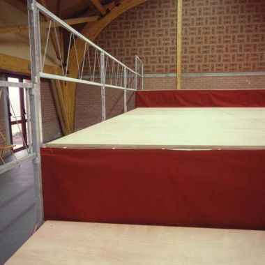 Jupe d'enroulage satin M1