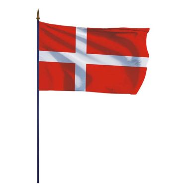 Drapeau Danemark sur hampe