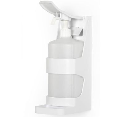 Distributeur de gel mural rechargeable côté