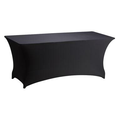 Housse stretch pour table pliante rectangulaire