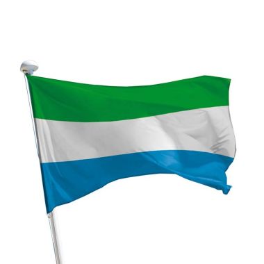 Drapeau Sierra Leone pour mât