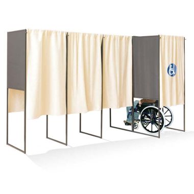 Isoloir de vote pour personnes handicapées
