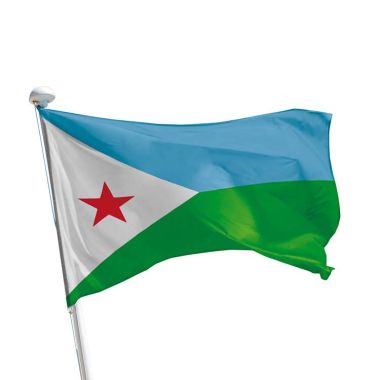 Drapeau Djibouti pour mât