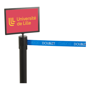 porte document linea pour poteau à sangle format paysage