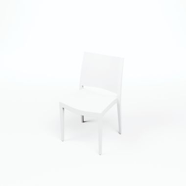 Chaise empilable Jade blanche