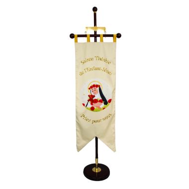 bannière de procession brodée