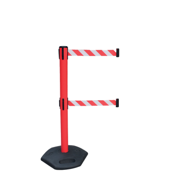 poteau à double sangle pour délimitation 3.6M