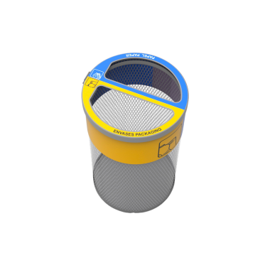 poubelle extérieur maille