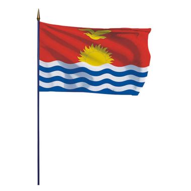 Drapeau Kiribati sur hampe