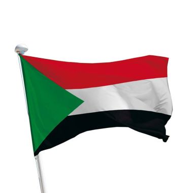 Drapeau Soudan pour mât