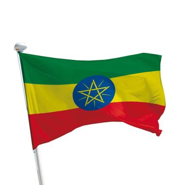 Drapeau Éthiopie pour mât