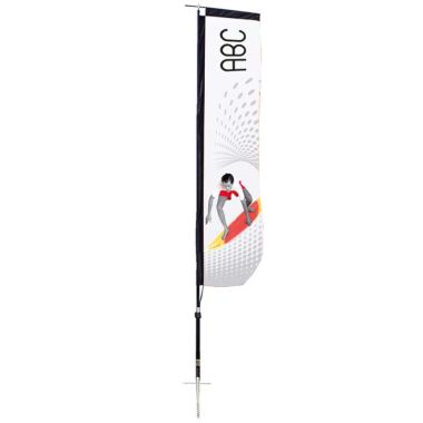 Corner wind flag