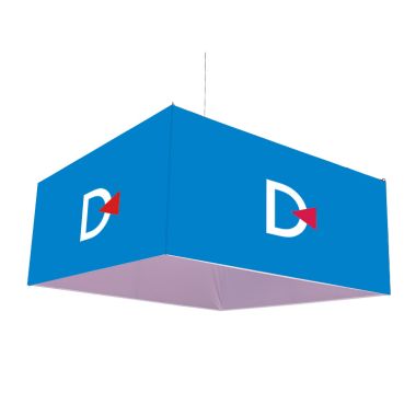 Enseigne suspendue carrée personnalisée