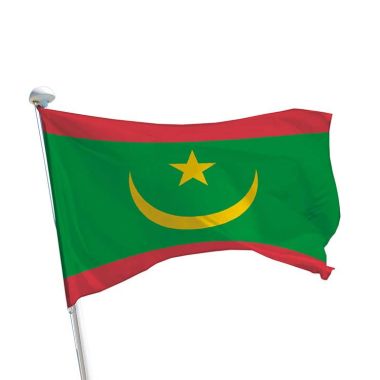 Drapeau de la Mauritanie pour mât