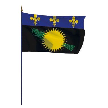 Drapeau province Guadeloupe sur hampe