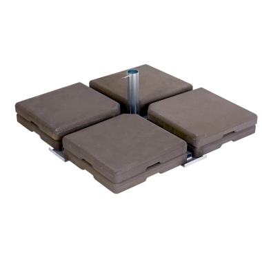 Base mobile pour lestage oriflamme et beach flags