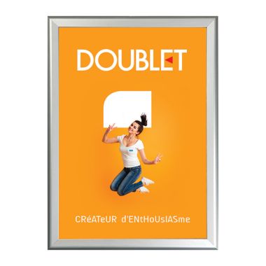 Porte affiche intérieur Clip-clap 32 mm