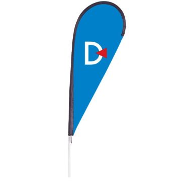 beach flag personnalisé DOUBLET