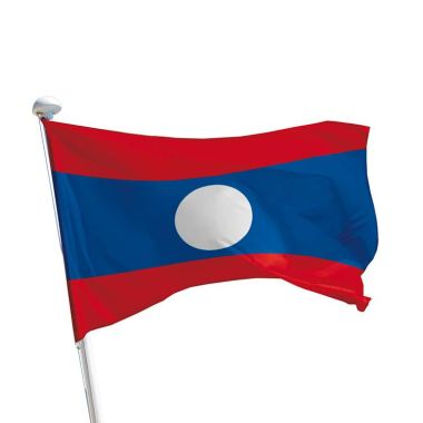 Drapeau Laos pour mât