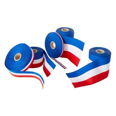 Ruban d'inauguration tricolore français